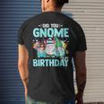 Did You Gnome It's My Birthday Gnomies Party Gnome Lover Men's T-shirt Back Print Gifts for Him