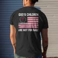Gods Children Are Not For Sale Funny Quote Gods Children Mens Back Print T-shirt Gifts for Him