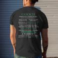 Gooch Name Gift Gooch Completely Unexplainable Mens Back Print T-shirt Gifts for Him