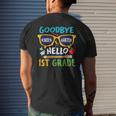 Goodbye Kindergarten Hello 1St Grade Girls 2023 Grad Mens Back Print T-shirt Gifts for Him