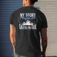 Grand Prairie Born In Grand Prairie Men's T-shirt Back Print Gifts for Him