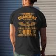 Grandad Motorbike | Vintage Biker Classic Motorcycle Mens Back Print T-shirt Gifts for Him