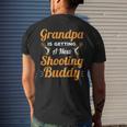 Grandpa Is Getting A New Shooting Buddy - For New Grandpas Mens Back Print T-shirt Gifts for Him