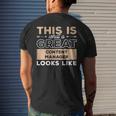 This Is What A Great Content Manager Looks Like Men's T-shirt Back Print Gifts for Him
