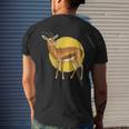 Great Gazelle Thomson Gazelle Savannah Desert African Men's T-shirt Back Print Gifts for Him