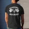 Great Occupational Health Specialist Workplace Safety Men's T-shirt Back Print Gifts for Him