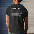 Grumpa Definition Funny Cool Mens Back Print T-shirt Gifts for Him
