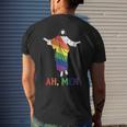 Hail Gay Satan Lgbt Goth Gay Pride Funny Hail Gay Satan Mens Back Print T-shirt Gifts for Him