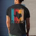 Haltom City Texas Souvenirs Retro Tx Men's T-shirt Back Print Gifts for Him
