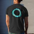 Happy Black Hole Mens Back Print T-shirt Gifts for Him