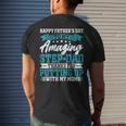 Happy Father’S Day To My Amazing Step-Dad - Fathers Day Mens Back Print T-shirt Gifts for Him