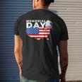 Happy Memorial Day Usa Flag Honor 4Th Of July Mens Back Print T-shirt Gifts for Him