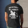 High Gas Prices No Problem Im Riding My Horse Mens Back Print T-shirt Gifts for Him