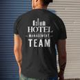 Hotel Management Team Hotels Director Manager Men's T-shirt Back Print Gifts for Him