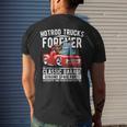 Hotrod Trucks Forever Cartoon Classic Truck Design Mens Back Print T-shirt Gifts for Him