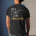 House Homeowner Housewarming Party New House Mens Back Print T-shirt Gifts for Him