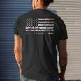 Husband Daddy Protector Hero Fathers Day Dad Papa Idea Men's Back Print T-shirt Gifts for Him