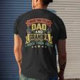 I Have Two Titles Dad And Grandpa Funny Father Day Grandpa Mens Back Print T-shirt Gifts for Him