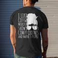 I Like Murder Shows Coffee And Maybe 3 People Gifts For Coffee Lovers Funny Gifts Mens Back Print T-shirt Gifts for Him