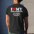 I Love My Girlfriend So Please Stay Away From Me Mens Back Print T-shirt Gifts for Him