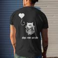 I Love Pigs Pigs Over People Funny Animal Quote Animal Quote Funny Gifts Mens Back Print T-shirt Gifts for Him