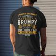 I Never Dreamed That Id Become A Grumpy Old Man Grandpa Mens Back Print T-shirt Gifts for Him