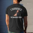 I Survived The Wooden Spoon Spoon Survivor Mens Back Print T-shirt Gifts for Him