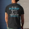 If Pop Pop Cant Fix It No One Can For Fathers Day Dad Mens Back Print T-shirt Gifts for Him