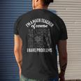 Im A Math Teacher Of Course I Have Problems Appreciation Math Funny Gifts Mens Back Print T-shirt Gifts for Him