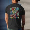 Im Ready Crush 2Nd Grade Dinosaur Truck Back To School Boys Dinosaur Funny Gifts Mens Back Print T-shirt Gifts for Him