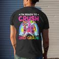 Im Ready To Crush 2Nd Grade Dabbing Unicorn Back To School Mens Back Print T-shirt Gifts for Him