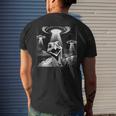 Invasion Thanksgiving Meme Alien Turkey Ufo Selfie Men's T-shirt Back Print Gifts for Him