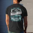 It's A Billings Thing You Wouldn't Understand Name Vintage Men's T-shirt Back Print Gifts for Him