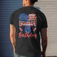 Its My 6Th Birthday 6 Years Old July 4Th Gamer Controller Mens Back Print T-shirt Gifts for Him
