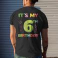 Its My 6Th Birthday Candy Girls Funny 6 Year Old Mens Back Print T-shirt Gifts for Him