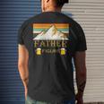 Its Not A Dad Bod Its A Father Figure Mountain On Back Mens Back Print T-shirt Gifts for Him