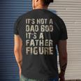Its Not A Dad Bod Its A Father Figure | Funny Vintage Gift Mens Back Print T-shirt Gifts for Him