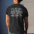 Its Not Easy Being My Girlfriends Arm Candy But Here I Am Mens Back Print T-shirt Gifts for Him