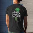 Izzo Name Gift The Izzo Squad Leprechaun V2 Mens Back Print T-shirt Gifts for Him