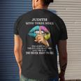 Judith Name Gift Judith With Three Sides Mens Back Print T-shirt Gifts for Him