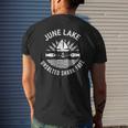 June Lake Unsalted Shark Free California Fishing Road Trip Men's T-shirt Back Print Gifts for Him