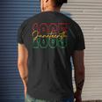 Junenth Celebrate Black Freedom 1865 History Month Freedom Funny Gifts Mens Back Print T-shirt Gifts for Him