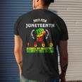Junenth June 1865 Black History African American Freedom Mens Back Print T-shirt Gifts for Him