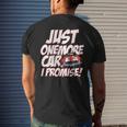 Just One More Car I Promise Funny Car Guy Mens Back Print T-shirt Gifts for Him