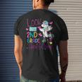 Kids Look Out 2Nd Grade Grade Here I Come Unicorn Mens Back Print T-shirt Gifts for Him