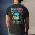 Kindergarten Graduation 2023 Graduate Mermaid Tie Dye Mens Back Print T-shirt Gifts for Him
