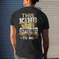 This King Was Born In September Birthday Men's T-shirt Back Print Gifts for Him