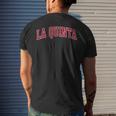 La Quinta California Ca Vintage Sports Red Men's T-shirt Back Print Gifts for Him