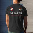 Lebanon SportSoccer Jersey Flag Football Beirut Mens Back Print T-shirt Gifts for Him
