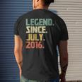 Legend Since July 2016 Gift Born In 2016 Gift Mens Back Print T-shirt Gifts for Him